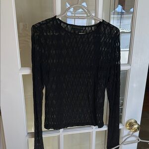 House of Harlow two piece top, lace/ see through